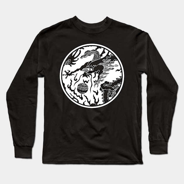 dragon Long Sleeve T-Shirt by cutequokka